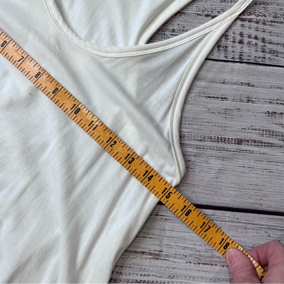 Lululemon White Tie Back Tank Top - Picture 4 of 6